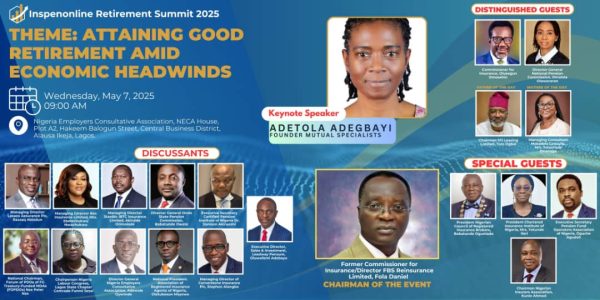 Inspenonline summit to unearth attainment of good retirement amid economic headwinds