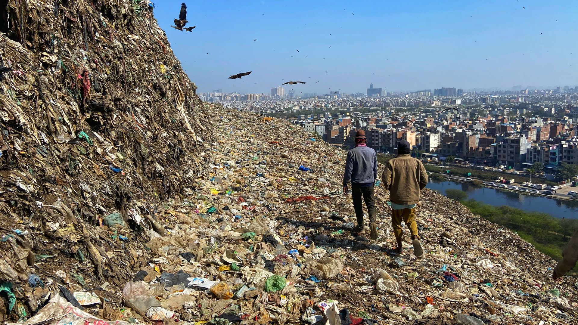 The 'garbage mountain' slowly poisoning people living nearby