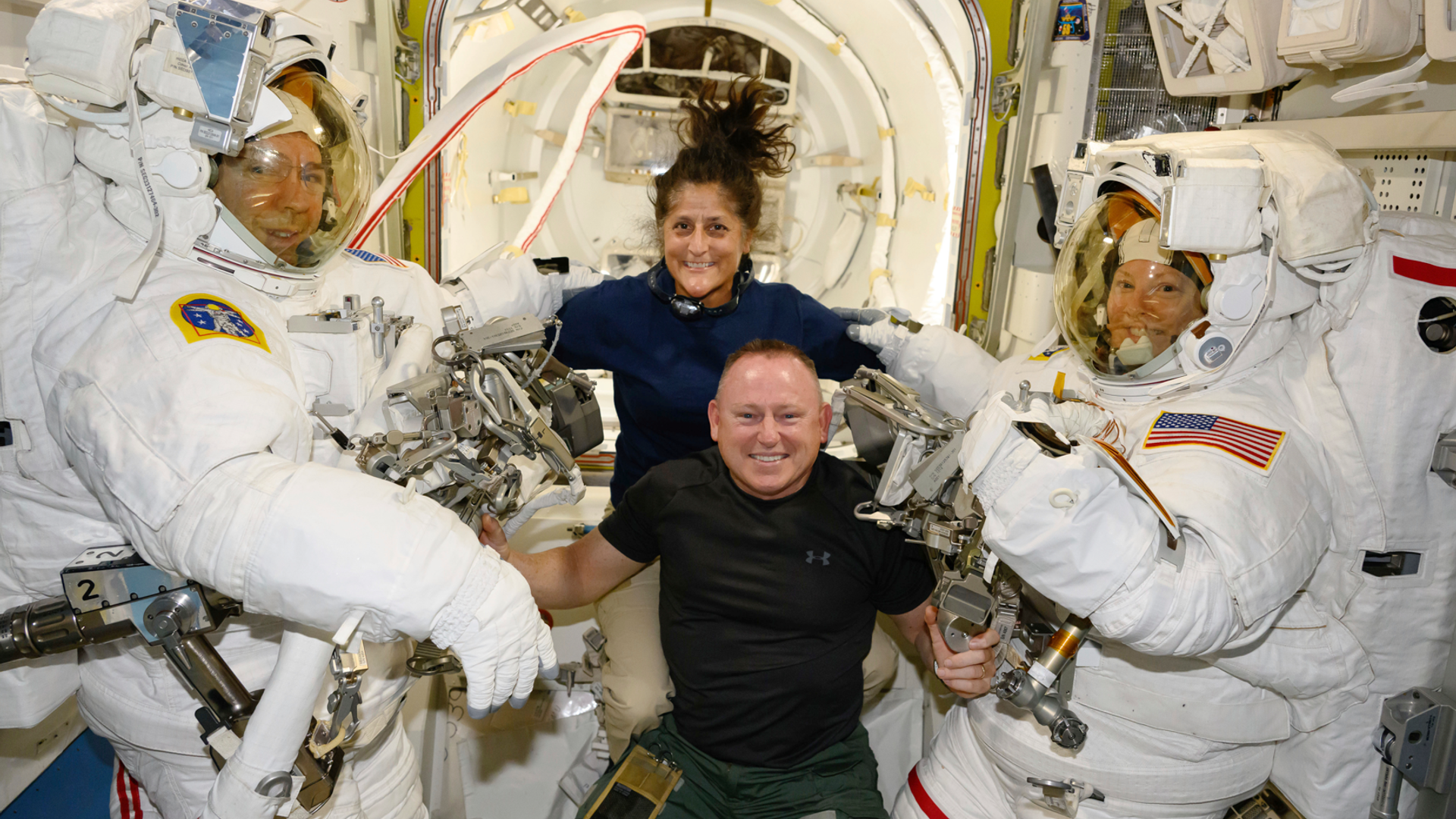 Stranded astronauts have just returned to a very different world
