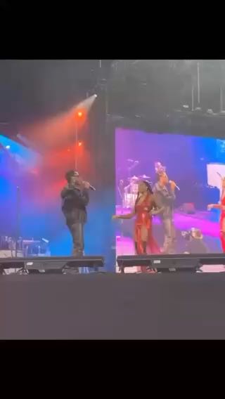  Nissi and Fireboy Dml performing at Burna