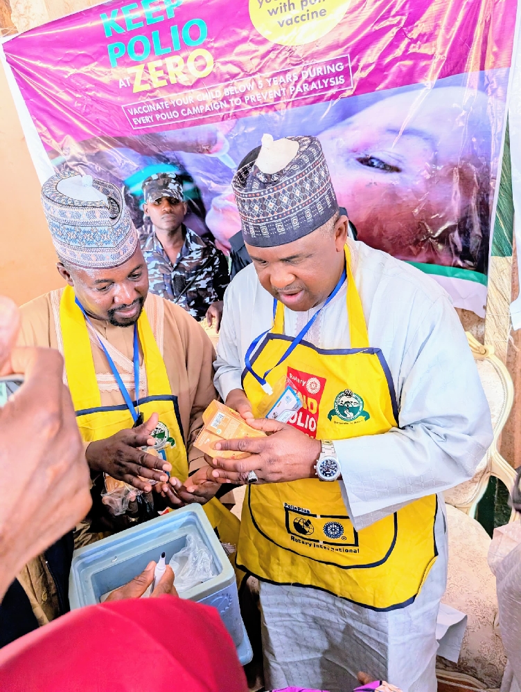 Hon. Salisu Muktari Flags off NIPDs for April 2025... Called on the public to support health workers