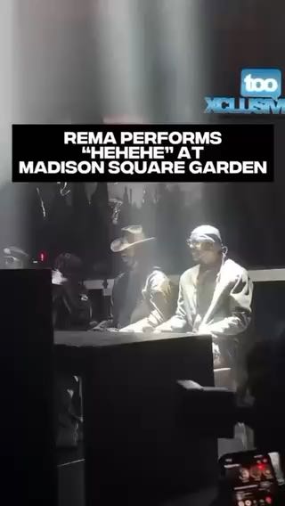  Rema performing 