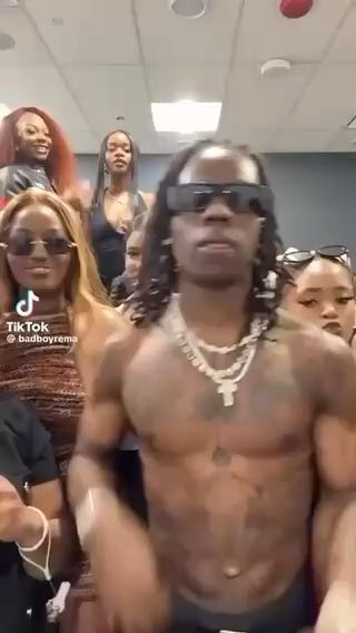 Rema Vibing to