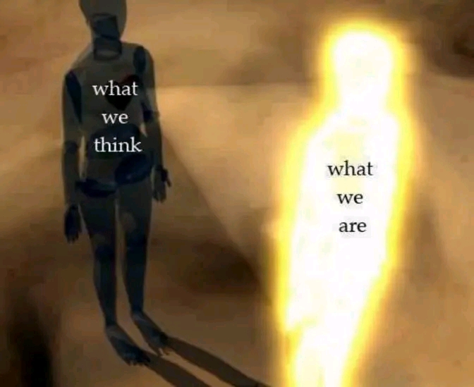 What We Think We Are VS What We Actually Are .