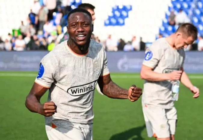 From Ikota To Russia: Moses Cobnan Crowned Champion With Krasnodar