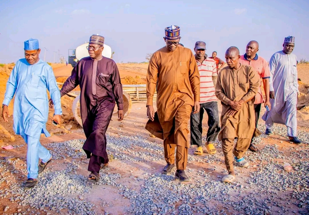 Gov. Buni's unscheduled visit to ensure quality of works, compliance with contract agreements