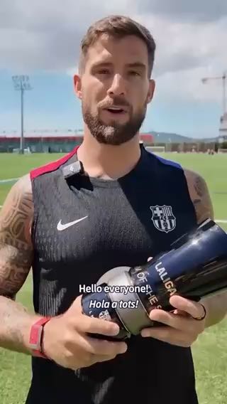 A thank you message from Barça players