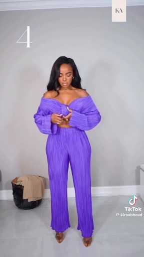 Four ways to style two pieces outfit