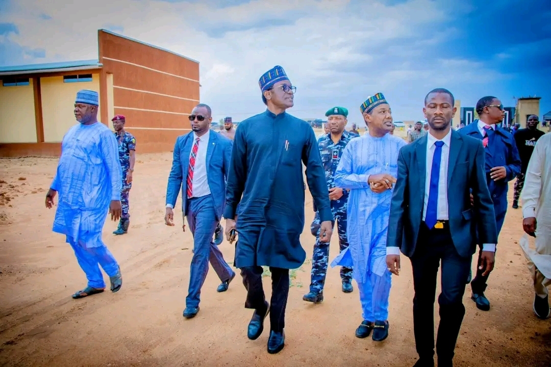 Gov. Buni paid unscheduled visit to Ngalda Modern Market... Expresses satisfaction with the project