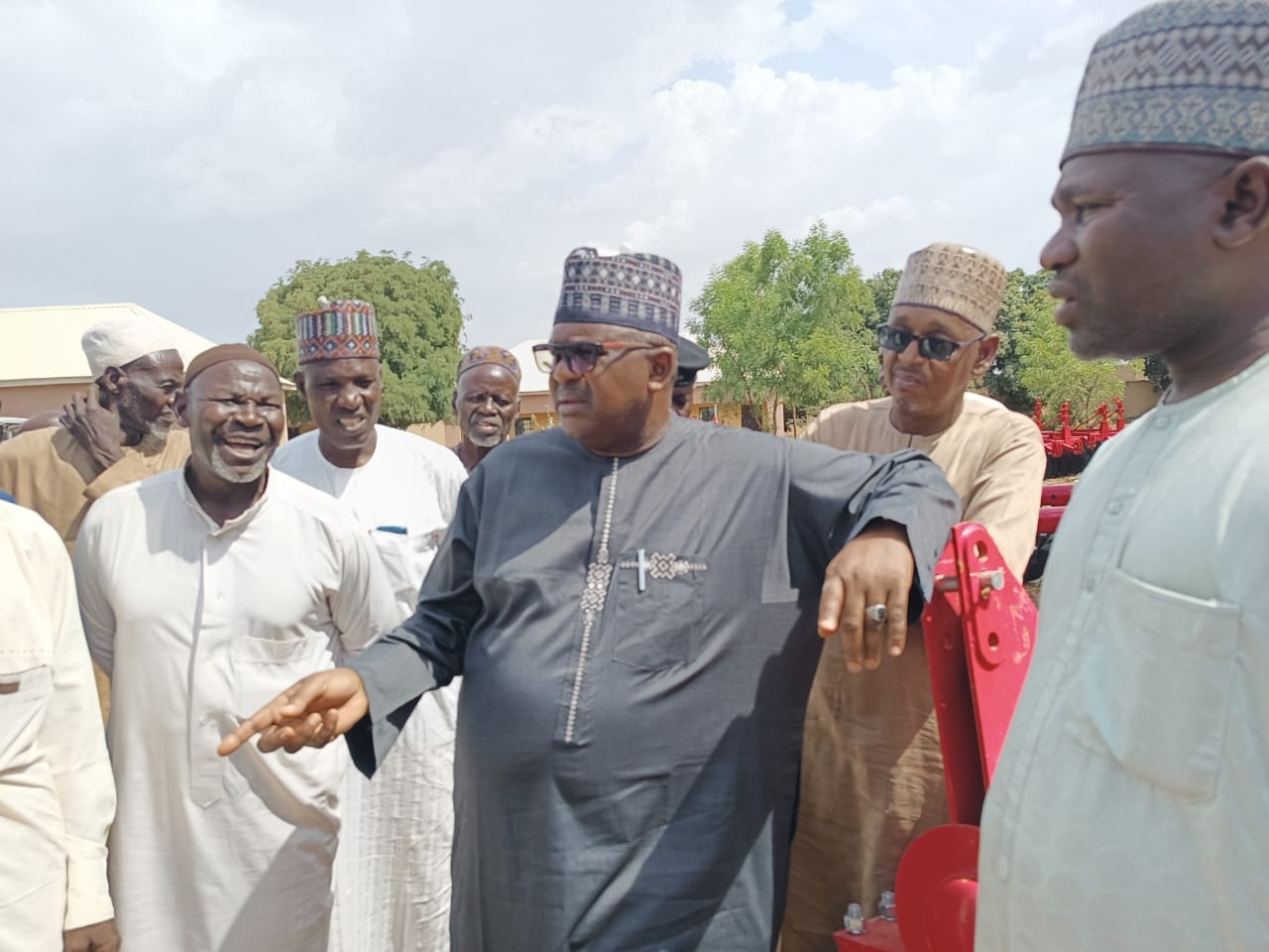 Hon. Salisu Muktari encouraged us to carry out our duties and safe guard the tractors to fulfill the intentions of Gov. Buni _YOSADP Zonal Staff