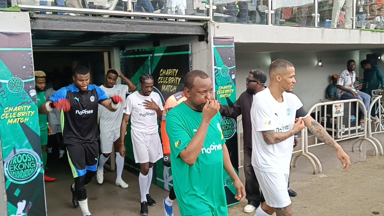 Gov. Sanwo-Olu, Super Eagles stars grace Troost-Ekong charity football match