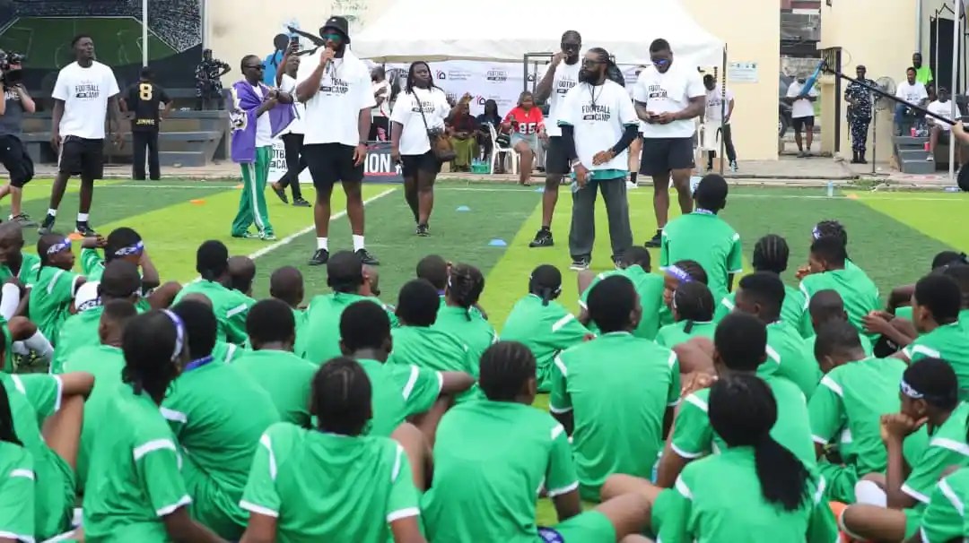 Ravens linebacker Odafe Oweh leads NFL stars to Lagos for Youth American Football Camp