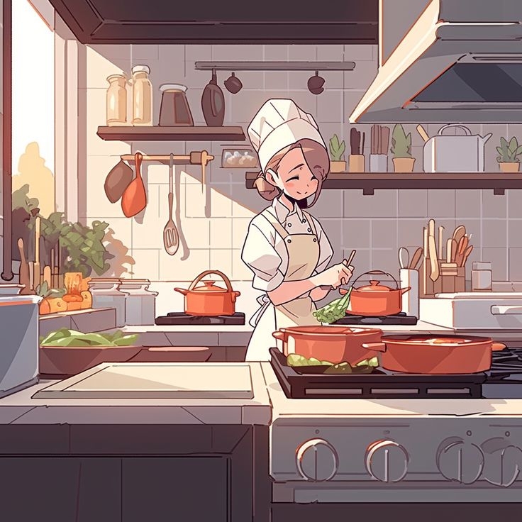 The kitchen 