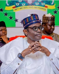 Gov. Buni laid the foundation stone for the re-construction of Gashua, Dumburi and Masaba access road in Bade LGA