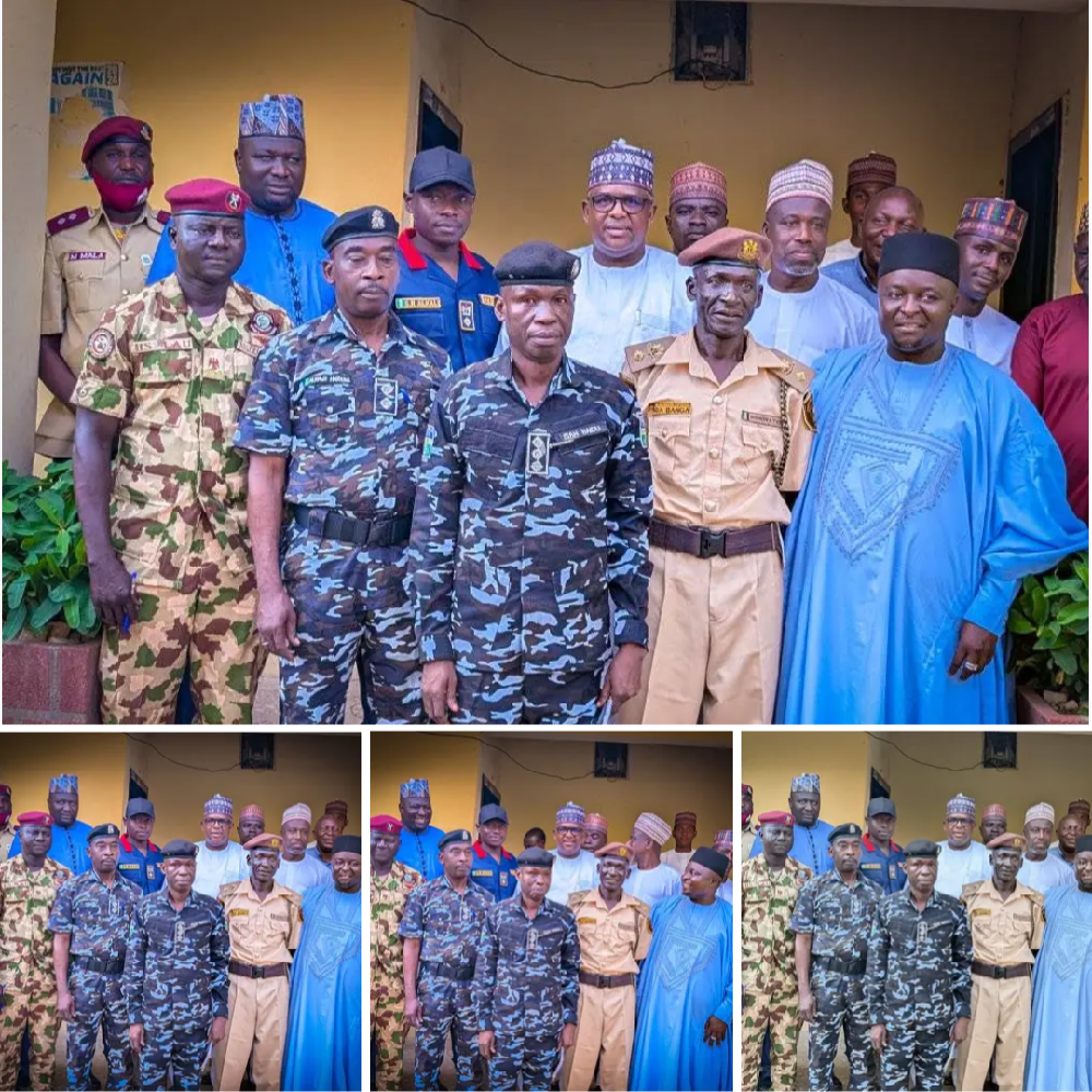 Hon. Salisu Muktari Hosts Security Council Meeting Following the Expiration of Deadline Given to Those Who Set Up Shops at Nepa Graveyard