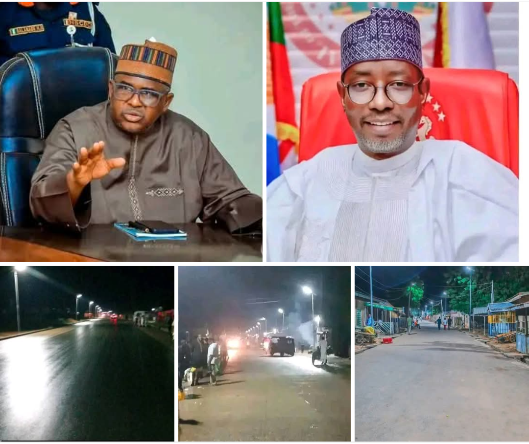Hon. Salisu Muktari Commends Sen. Ibrahim Mohammed Bomai for Providing Solar Street Lights to Potiskum Communities