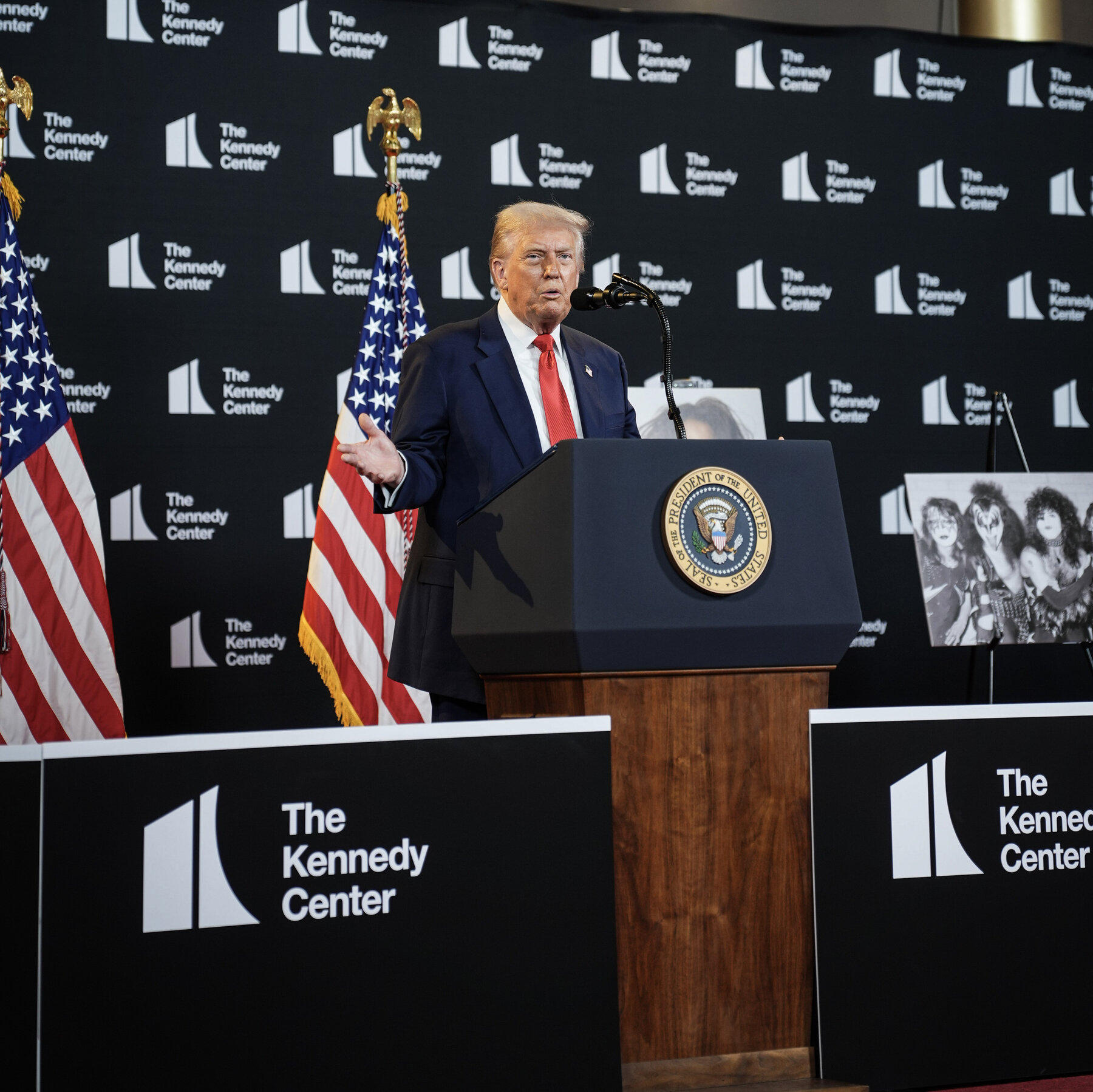 At the Kennedy Center, Trump Puts His Pop Culture Obsession on Display
