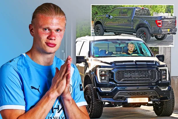 Haaland Splashes 200,000 On Monster Truck