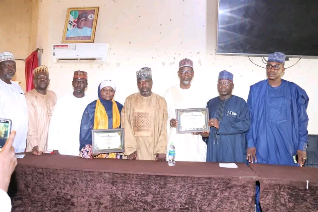 Potiskum LGA Council Honors Ba'aba and Khadija for Their Contribution to the LGA's Devl't in Educational and Humanitarian Activities