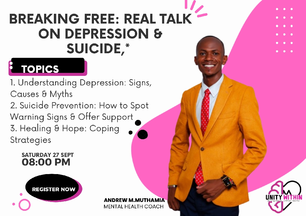 REAL TALK in DEPRESSION AND SUICIDE be the reason someone chooses to stay