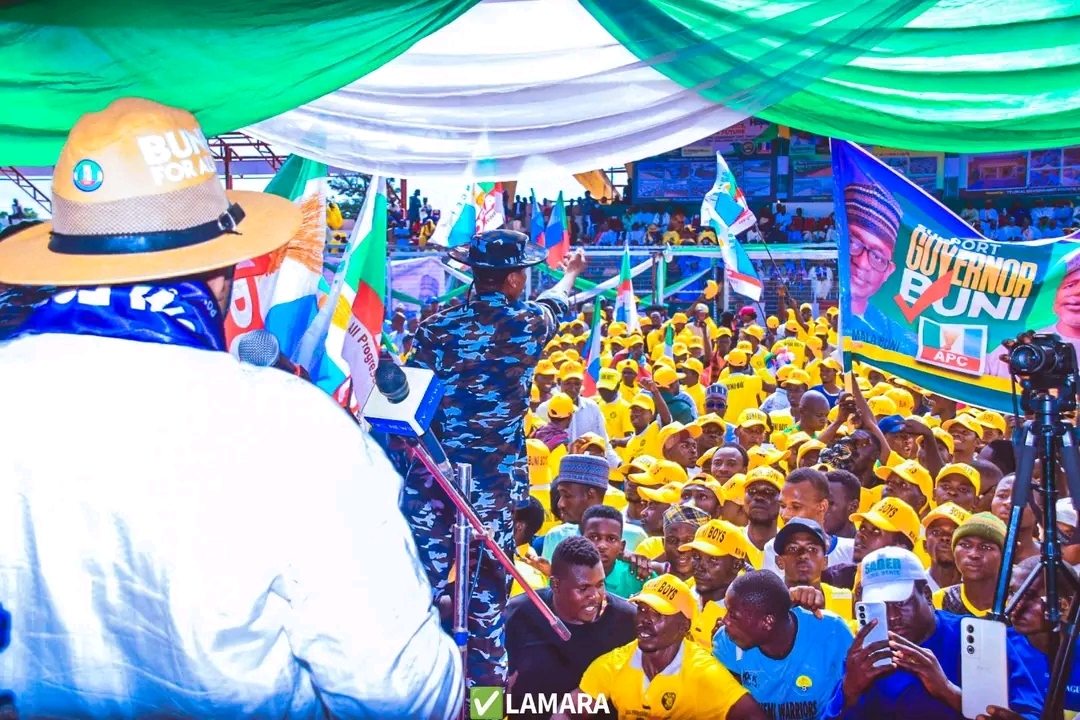 Potiskum Residents Cheer Gov. Mai Mala Buni, Hon. Salisu Muktari, and NEDC as Roads and Bridges Works Kick Off