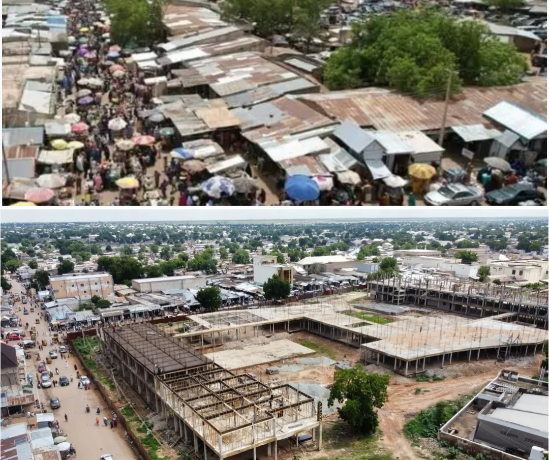 Governor Buni Transforms Bayan Tasha into Damaturu City Mall—A Legacy of Progress and Urban Renewal