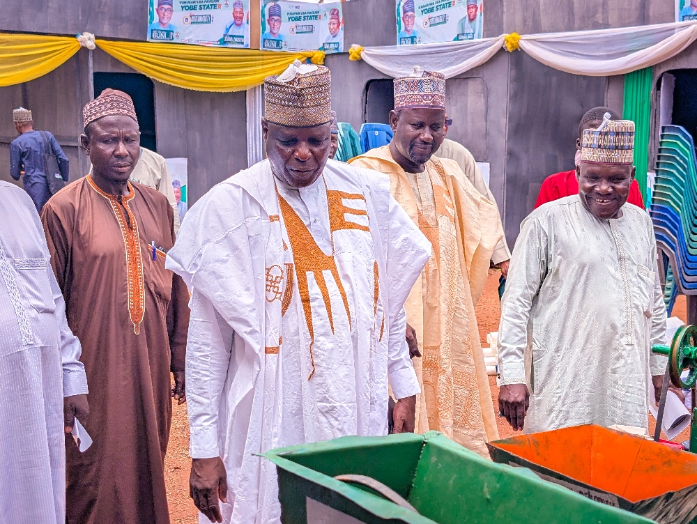 Yobe Commerce Commissioner Inspects Potiskum Pavilion, Applauds Innovation and Resource Display at Abuja Trade Fair