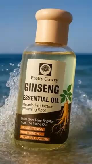 #PrettyCowry
#GinsengEssentialOil
#OceanFreshGlow
#NaturalBeauty
#RadiantSkin
#GlowWithNature
#LuxurySkincare