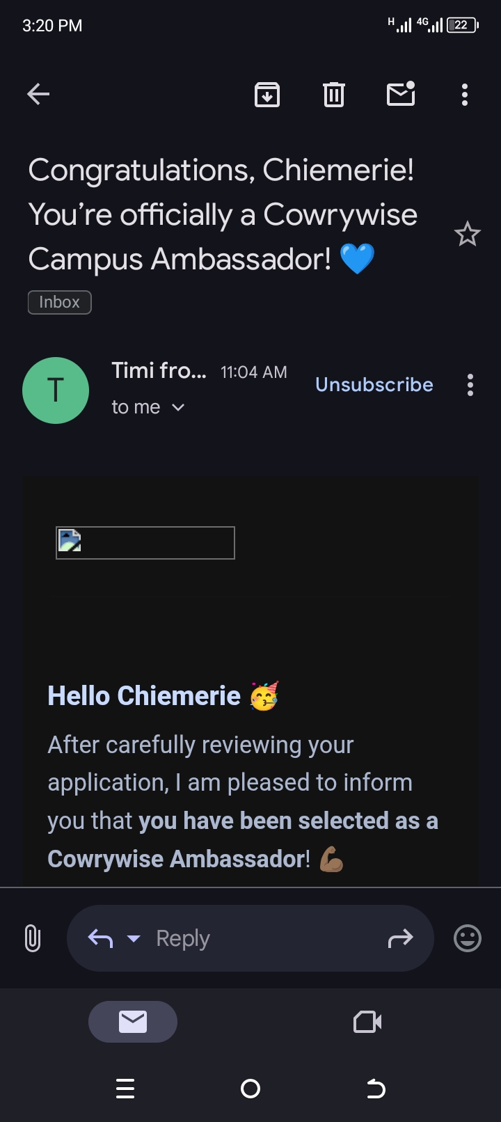 COWRYWISE  AMBASSADOR 