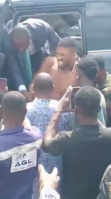 Anthony Joshua hospitalised after road crash in Nigeria