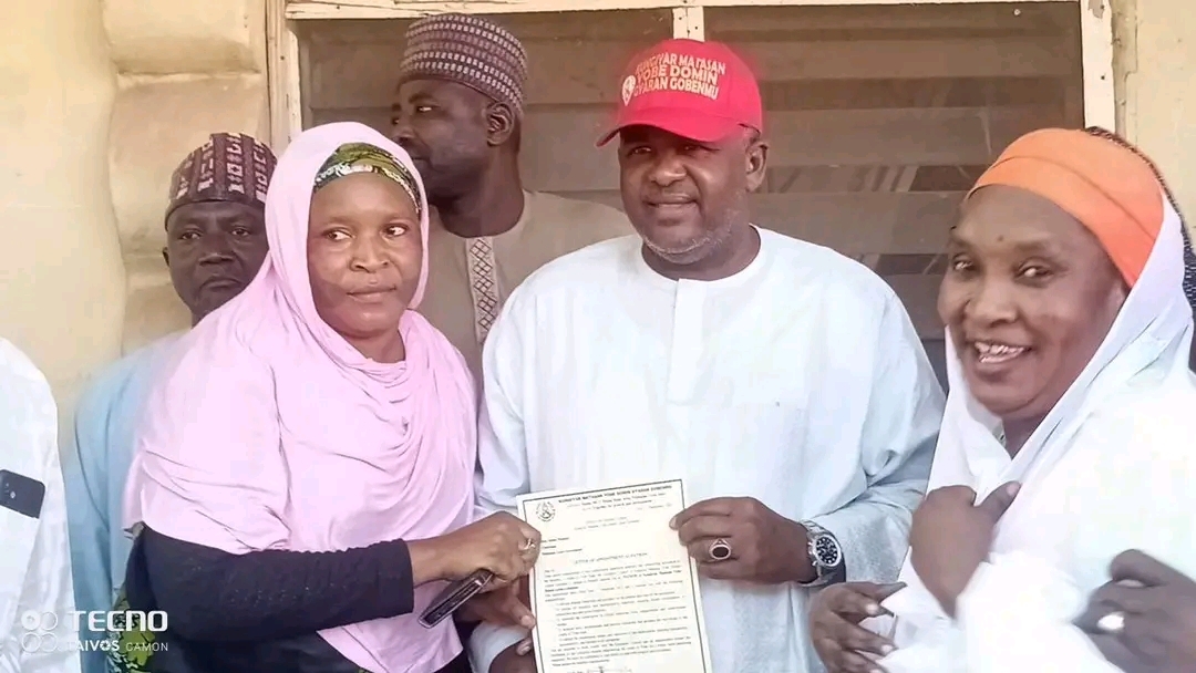 Matasan Yobe Dan Gyaran Gobe Pays Courtesy Visit to Hon. Salisu Muktari, Confers Grant Patron Honor