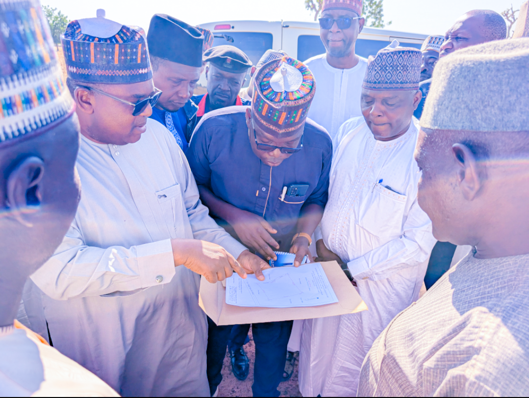 Hon. Salisu Muktari Leads Yobe State's Ministry of Health Delegation to Inspect Proposed New General Hospital Site in Potiskum