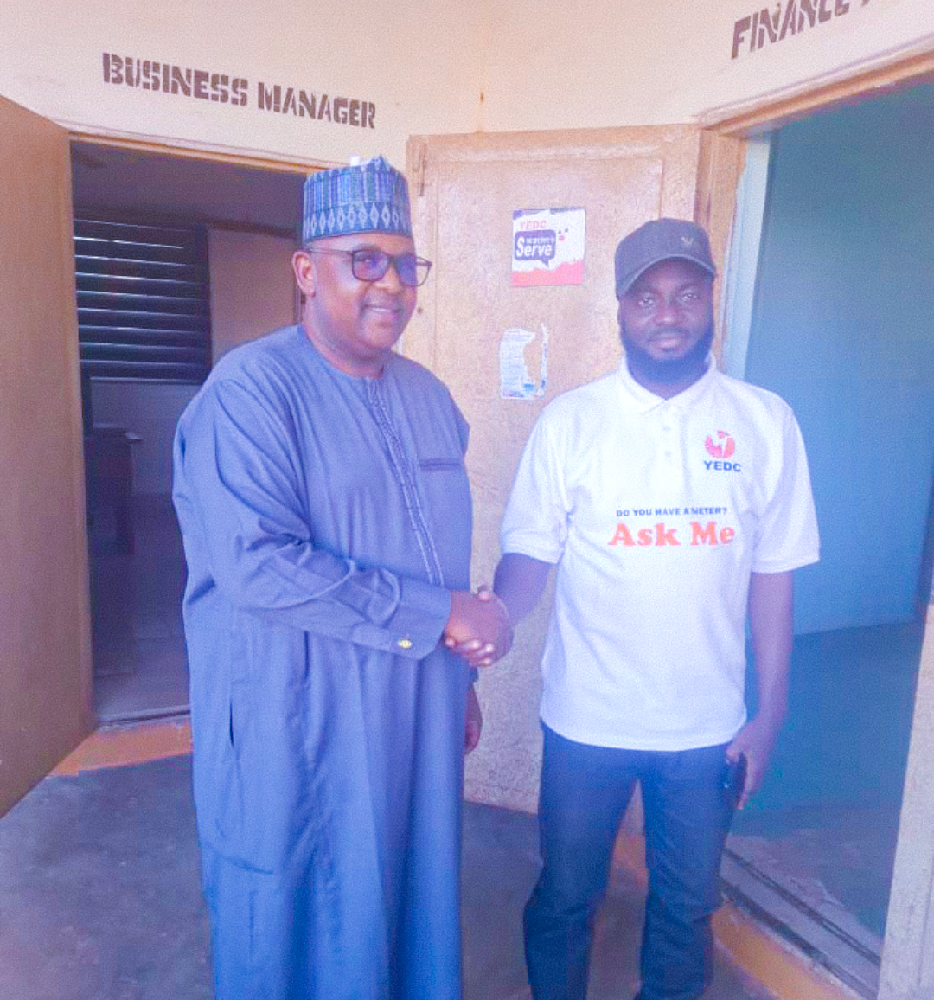 Hon. Salisu Muktari Visits YEDC Potiskum Office, Demands Improved Power Supply for Potiskum