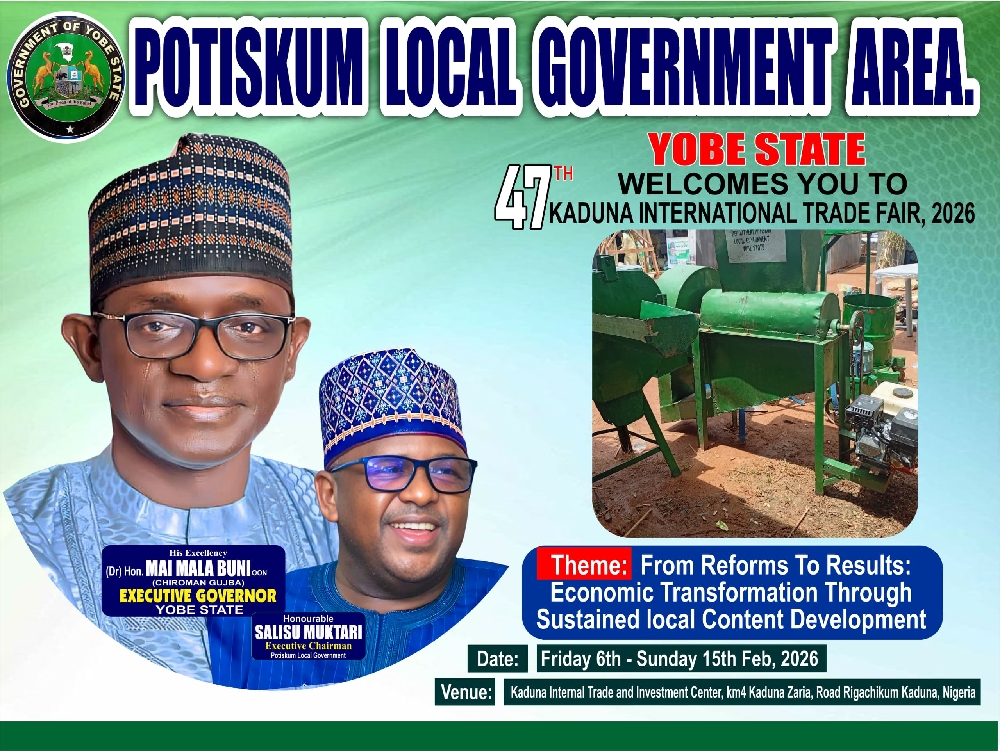 Potiskum LGA to Participate in 47th Kaduna International Trade Fair, Showcasing Commitment to Profitable Agriculture