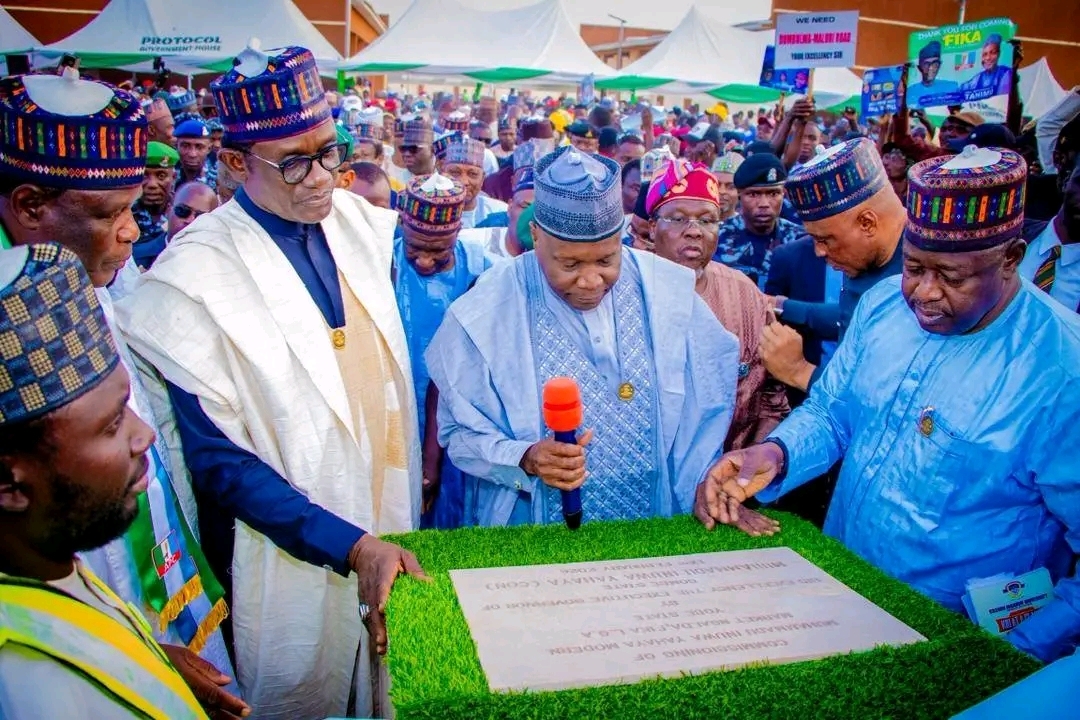 Gov. Buni Strengthens Grassroots Economy as Yobe Commissions Ngalda Modern Market, Names It After Gov. Inuwa Yahaya
