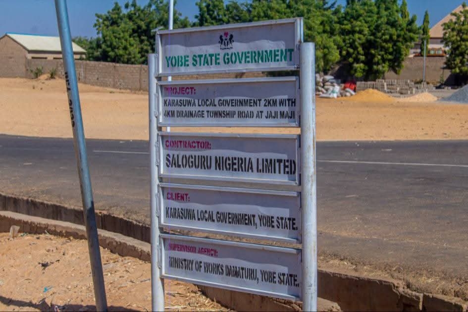 Gov. Buni Writes History in Karasuwa as Jajimaji Receives First-Ever Modern Roads and Drainage Infrastructure