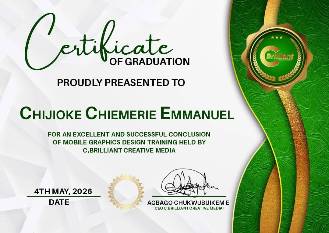 NOW A CERTIFIED GRAPHIC DESIGNER