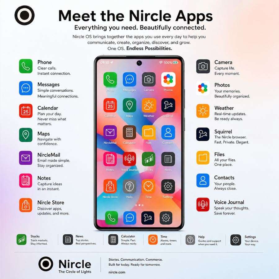 Meet the Nircle Apps ◉◉◉