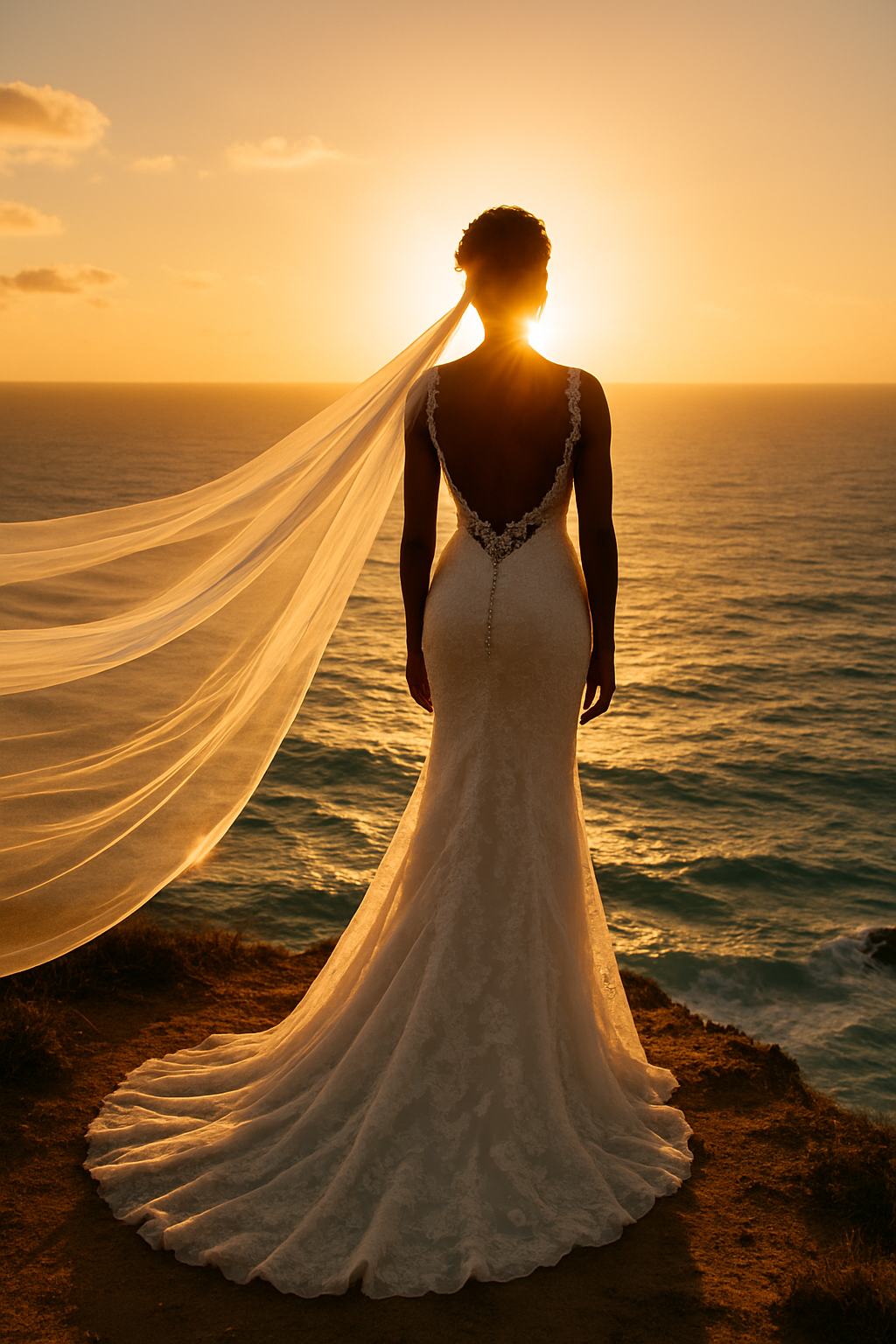 Twenty feet of silk catching every last breath of wind