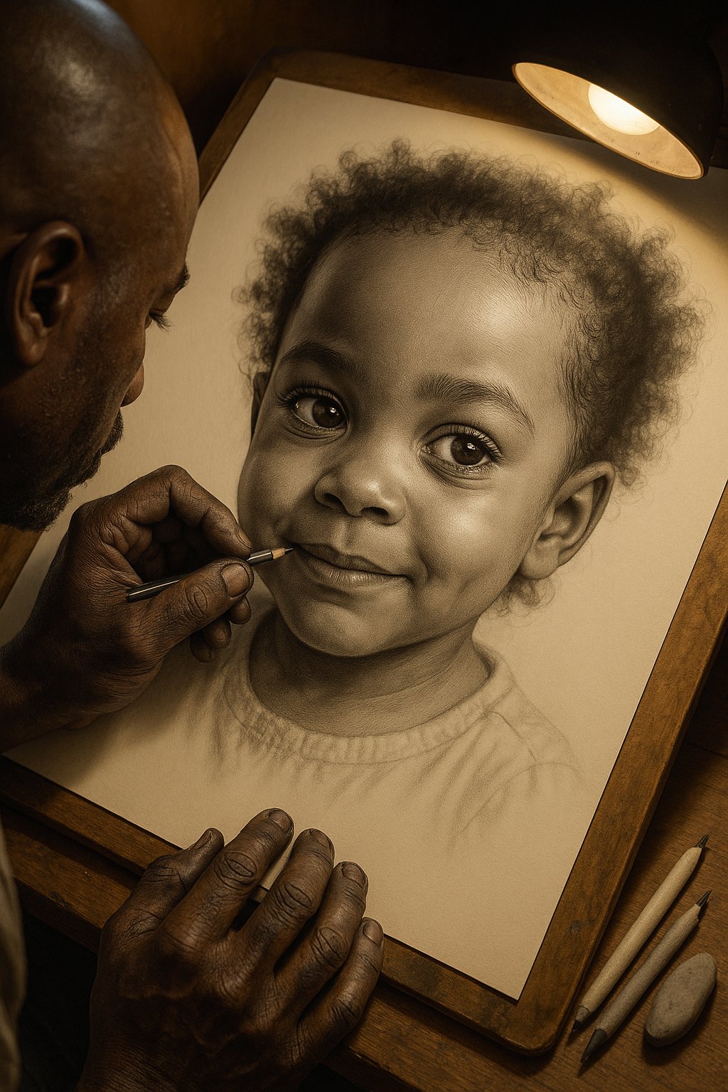 Her eyes took me 11 hours.