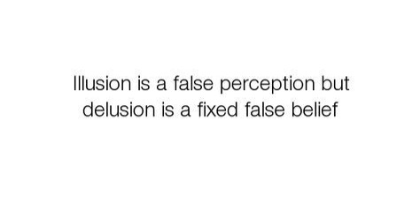 sometimes that pain is just an illusion 