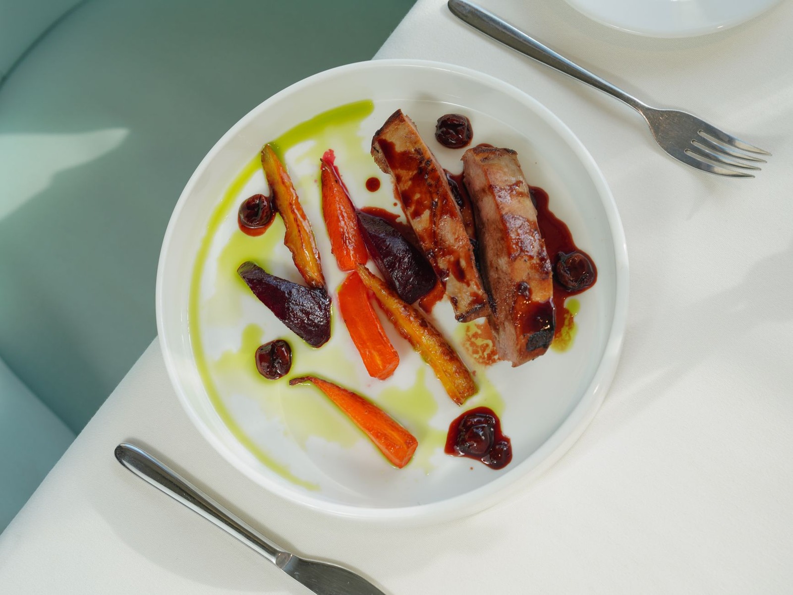 Food photography tip that changed everything: shoot from directly above.