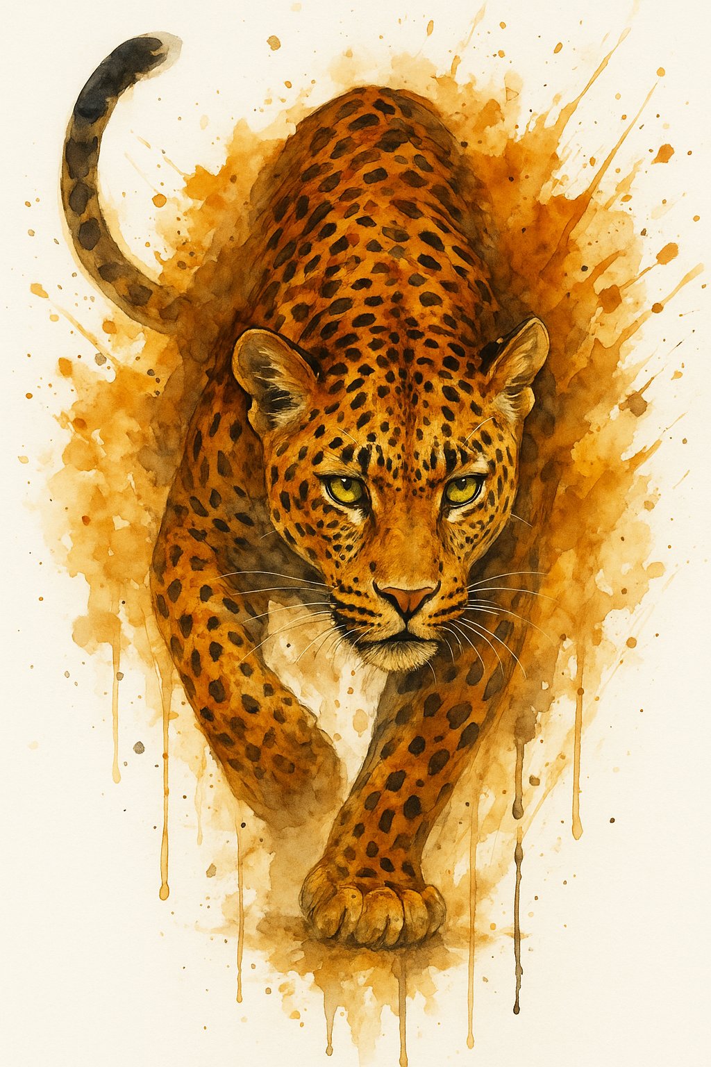 The leopard does not announce itself.