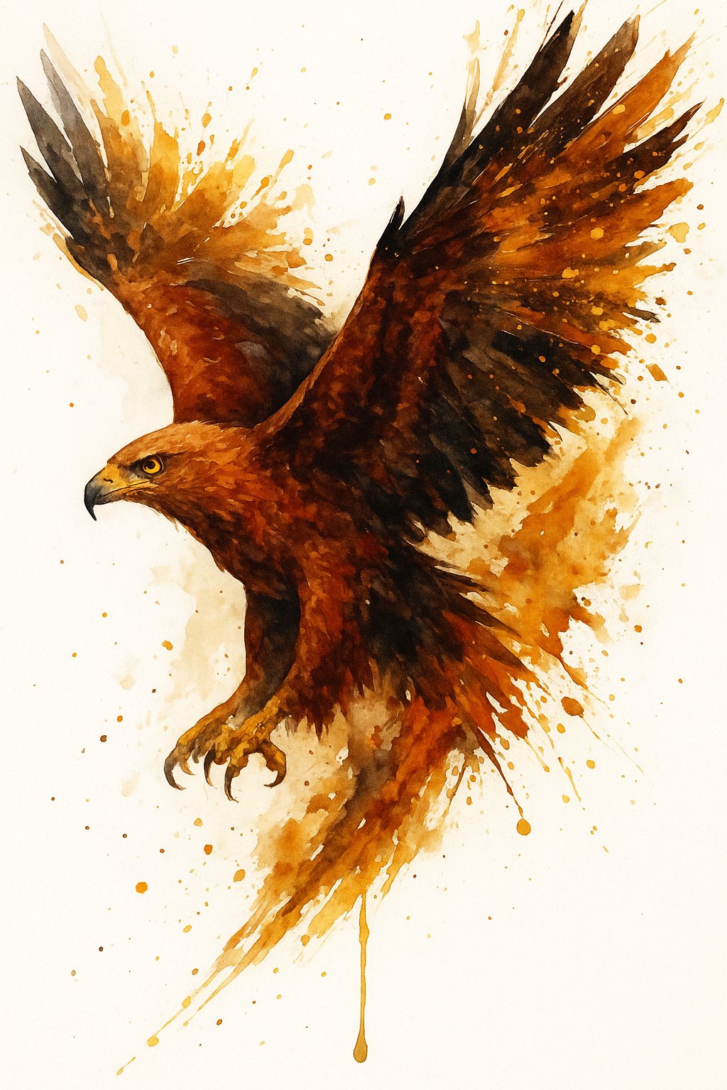 The eagle does not ask for permission to fly.