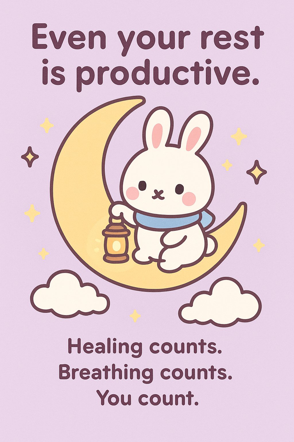 Even your rest is productive.