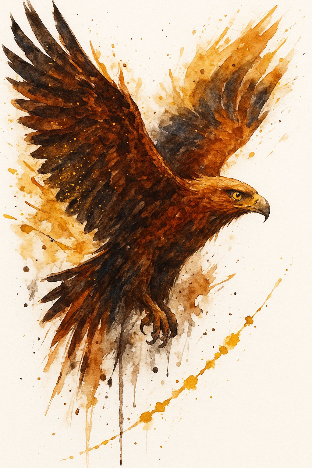 The eagle does not ask for permission to fly.