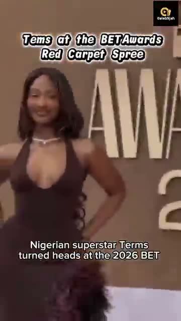 Tems on the Red Carpet at the 2026 #betawards #tems #celebrities