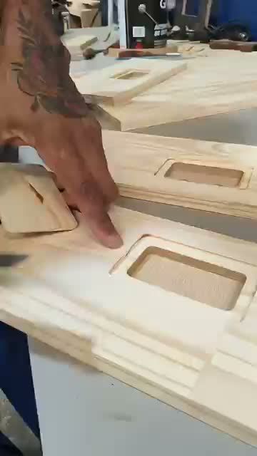 COMO FAZER UM PUXADOR CAVA USINADO COM TAMPA VEJA O VÍDEO RÁPIDO E RASTEIRO SEM GEMEÇÃO.